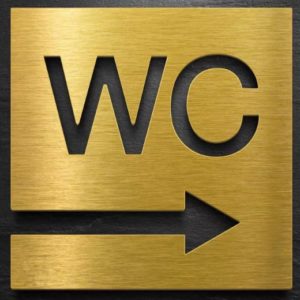 Pirinç&Paslanmaz WC Yön