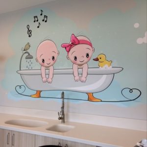 Yeni Doğan Bebek Odası Folyo Çalışması