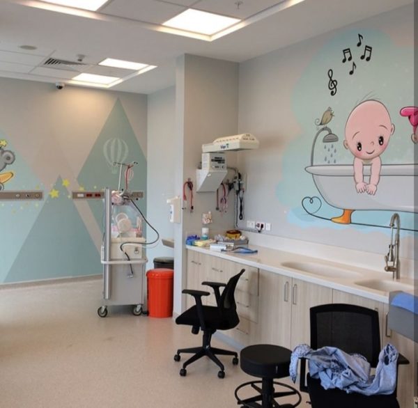 Yeni Doğan Bebek Odası Folyo Çalışması KAYA VIP