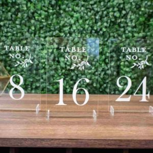 Masaüstü Dikdörtgen Pleksi