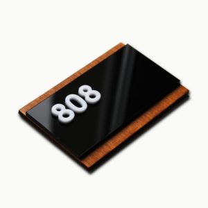 Ahşap&Pleksi Oda Numarası