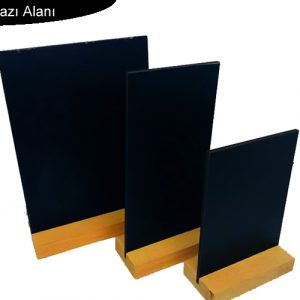 Ahşap Tabanlı Kara Tahta